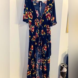 Navy floral dress/romper from Band of Gypsies